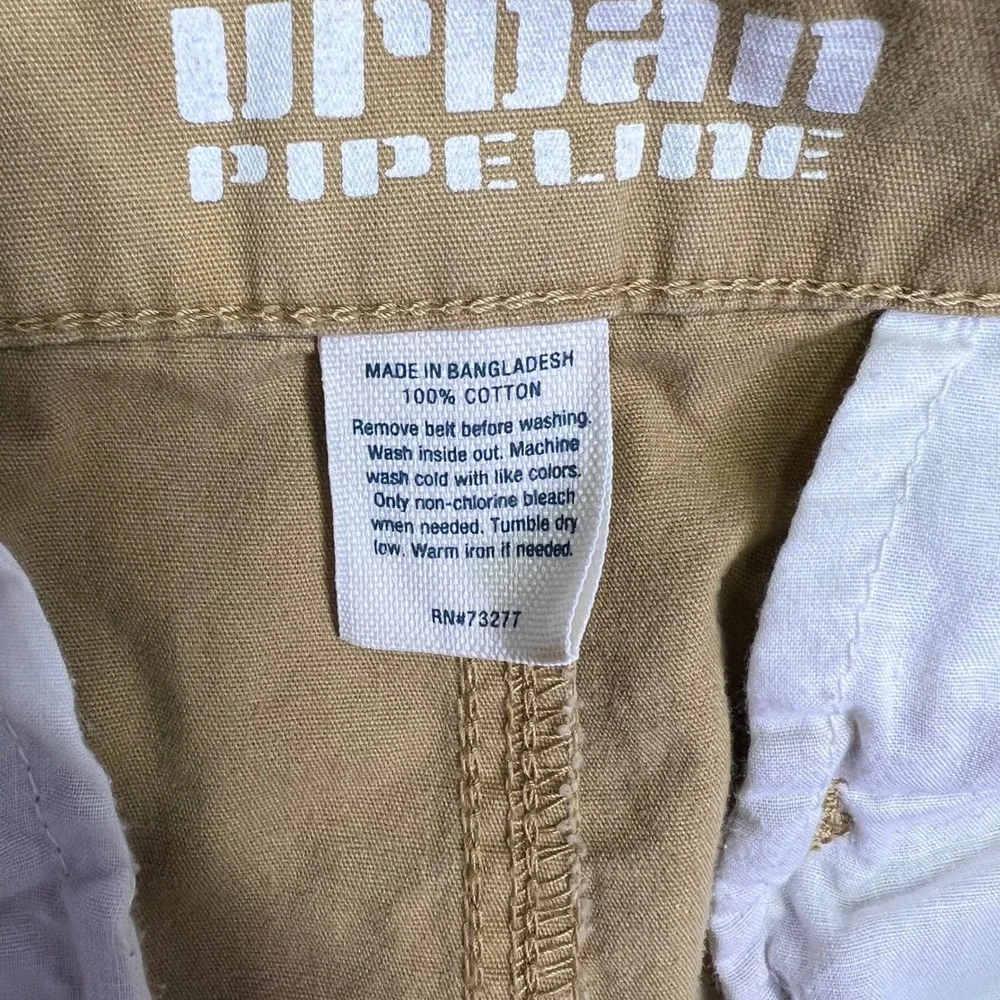 Urban Pipeline Cargo Shorts Mens 31 Tan Khaki Classic Outdoor Utility Hiking